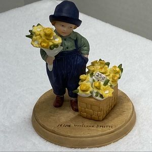 Avon Vintage porcelain figurine “Springtime” Jessie Willcox hand painted 1986